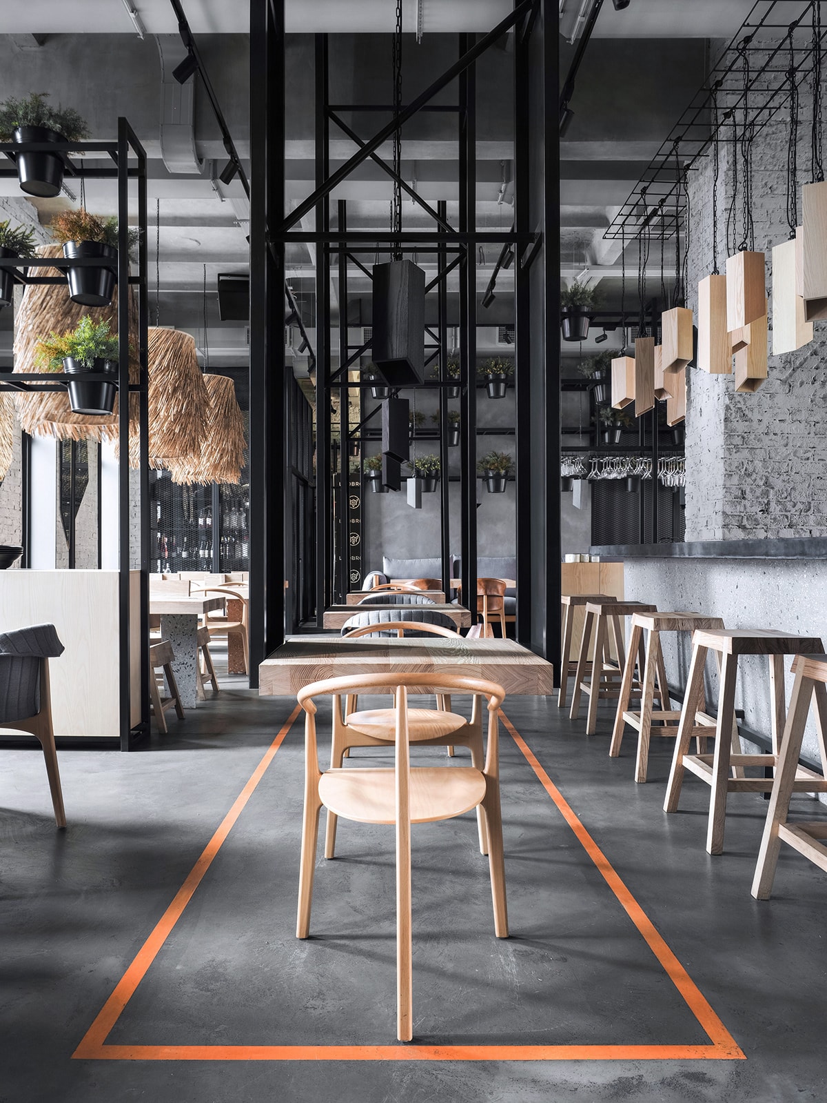 精品開放式酒吧餐廳空間設計，餐飲室內設計，餐廳空間設計，深圳空間設計，深圳室內設計，左右格局