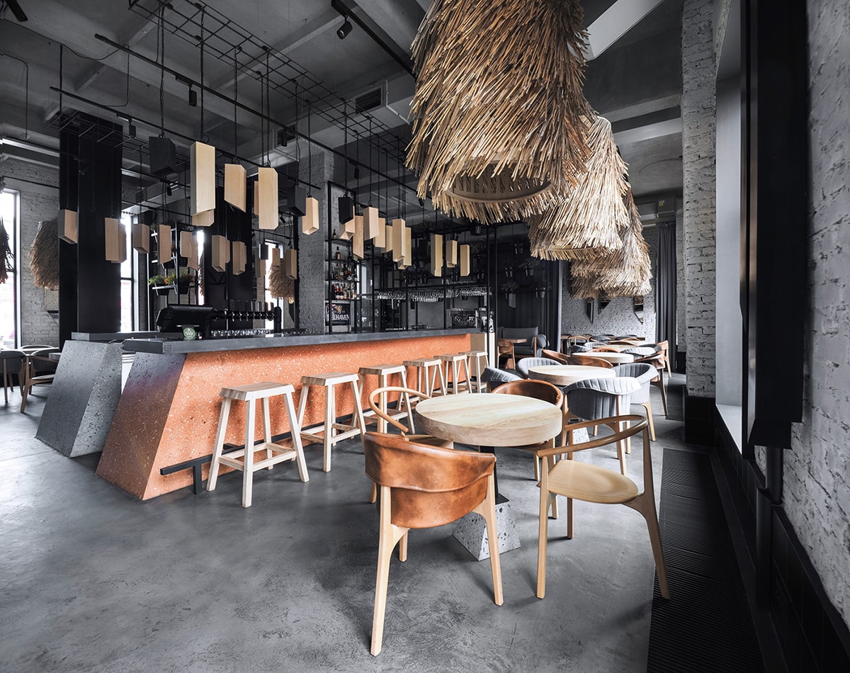 精品開放式酒吧餐廳空間設計，餐飲室內設計，餐廳空間設計，深圳空間設計，深圳室內設計，左右格局
